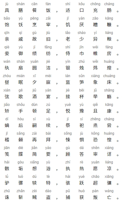 千字文